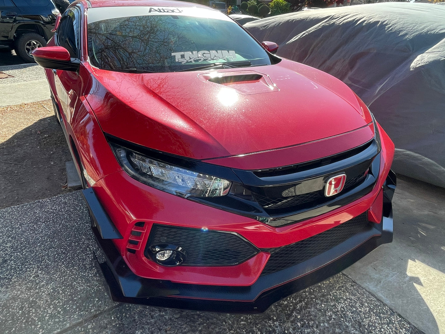 2017-2022 CIVIC TYPE R front splitter
