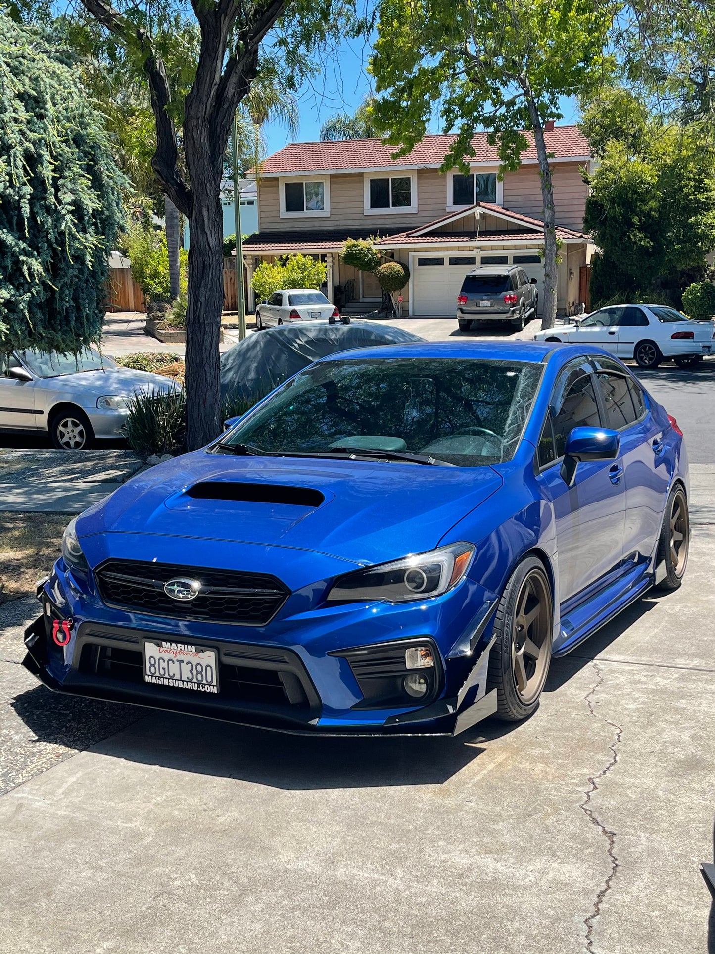 15-21 WRX/STI FRONT SPLITTER (ABS composite)